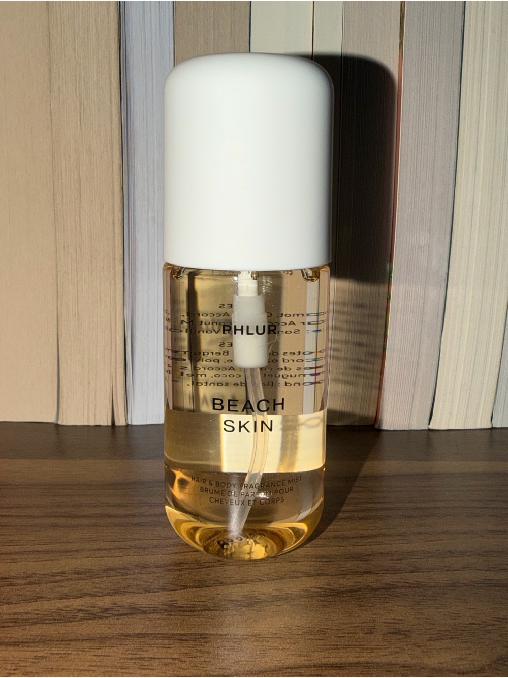 Phlur Beach Skin Hair & Body Fragrance Mist — Clear/Gold